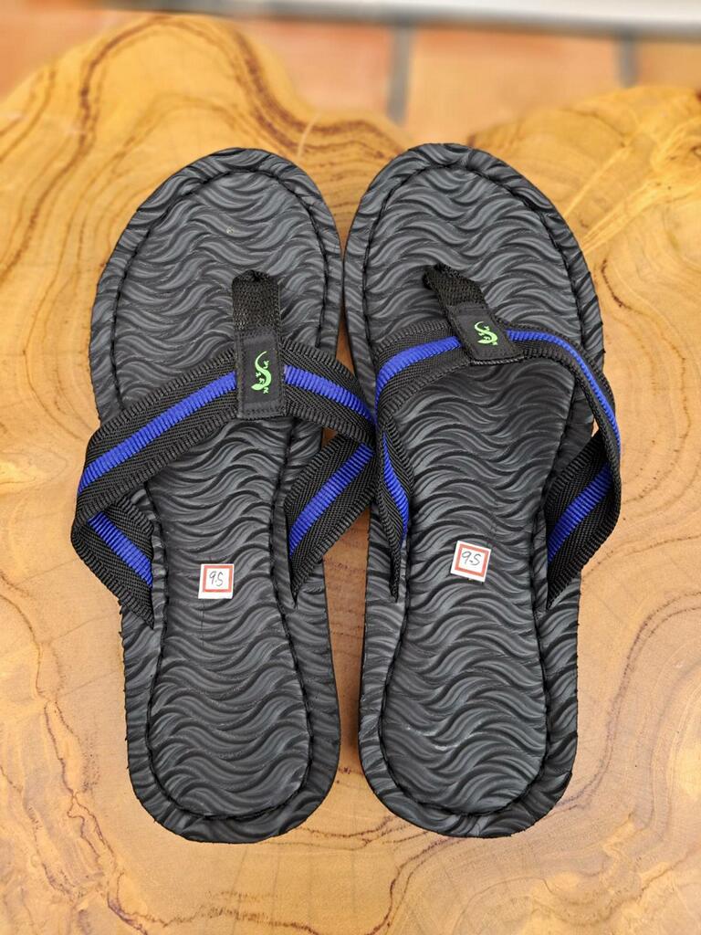 Blue Stripe on Black