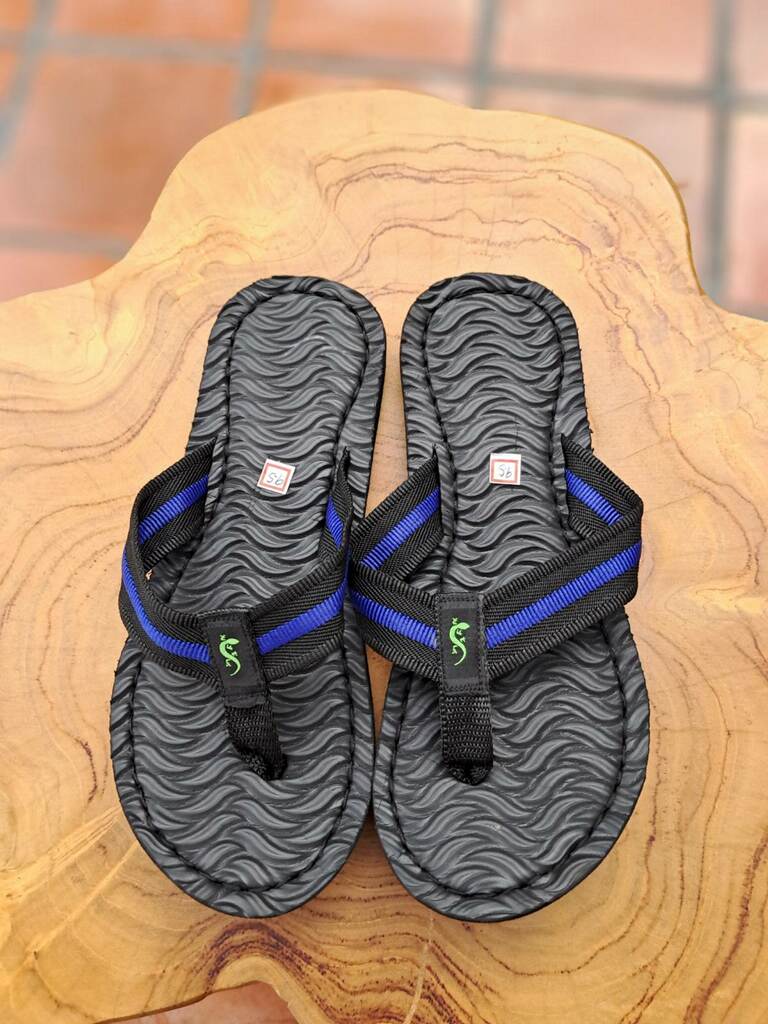 Blue Stripe on Black
