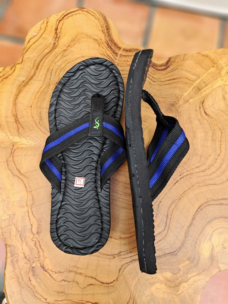 Blue Stripe on Black