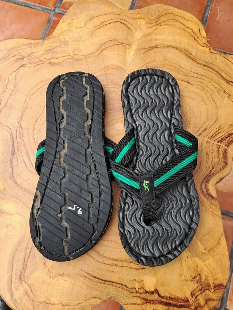 Green Stripe on Black